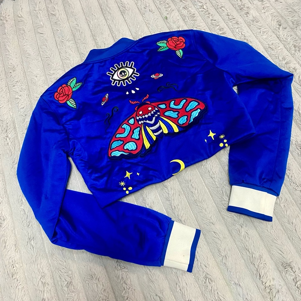 Adidas Royal Blue Windbreaker